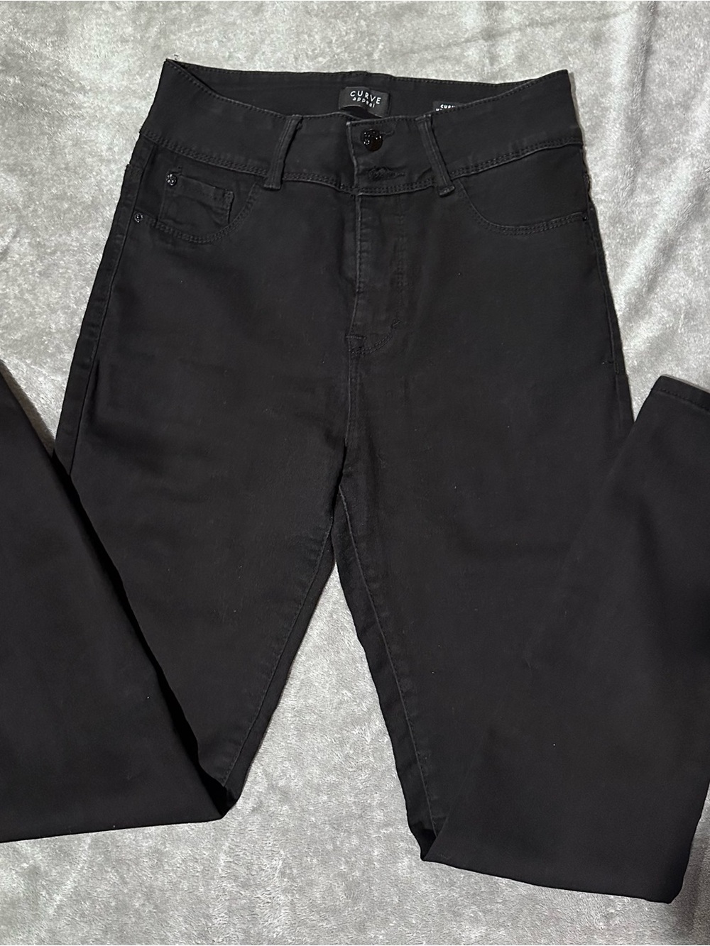 Curve Culture Women's Skinny Jeans in Black